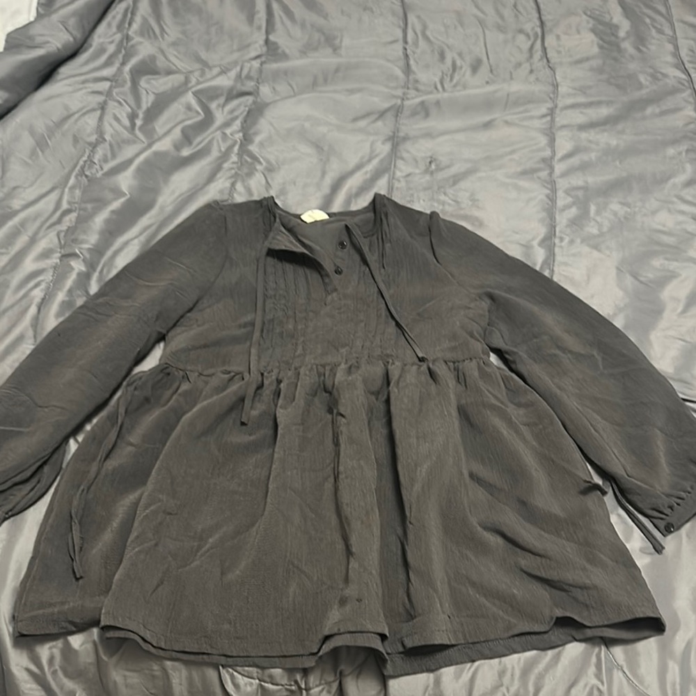 Elegant Black Long Sleeve Dress